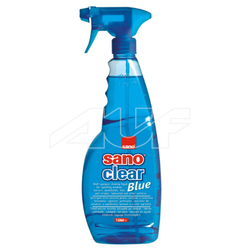 Sano Clear Blue 1l - Detergent lichid universal pentru geamuri